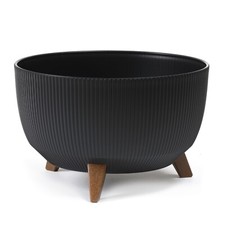 Pflanzschale Groß Rund Blumentopf mit Füßen Schale Kräutertopf Pflanzschale