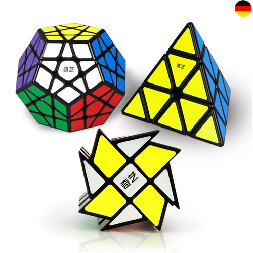 Zauberwürfel set pyramide - zauberwürfel, set,