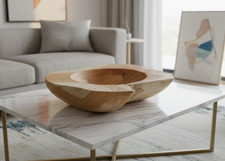 Rustikale teak schale - rustikale, teak-schale