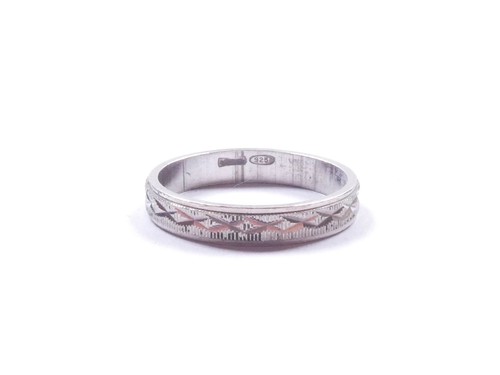 Ehering ring kreuz muster - ring, 925