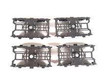 FLEISCHMANN 4 Wagen-Drehgestelle für 4-achsige preußische Abteilwagen, Spur H0