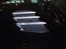 DJH Chrom Motorhaubenfinnen