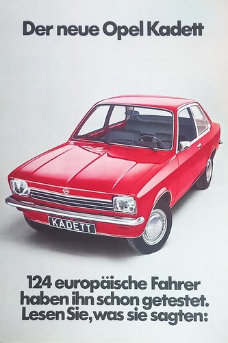 Opel kadett 71 - kadett, prospekt