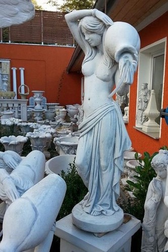 Steinfigur frau mit - steinfigur,