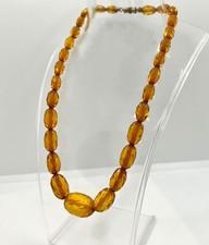Facettierte Bernsteinkette