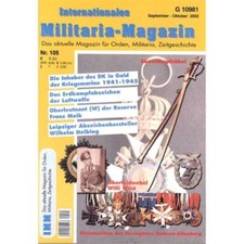 Internationales Militaria-Magazin IMM 105 Deutsches Kreuz Erdkampfabzeichen 2.WK