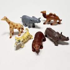 6x Original BULLYLAND® Tiere GIRAFFE/BRAUNBÄR/TIGER/NASHORN/KAMEL/ELEFANT Bully