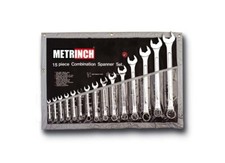 METRINCH MET-0135 Ringmaulschlüssel Gabelschlüssel Satz 15tg 8-32mm 5/16" 1 1/4"