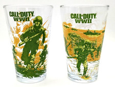 Call of Duty WWII Sammelgläser Gläser Activision Grün 2017 - Selten