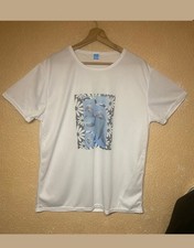 Weißes T-Shirt Delfine und
