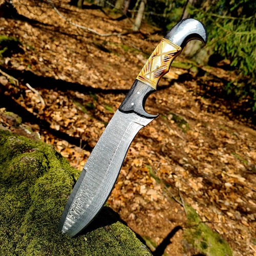 Damastmesser jagdmesser scharf - jagdmesser,