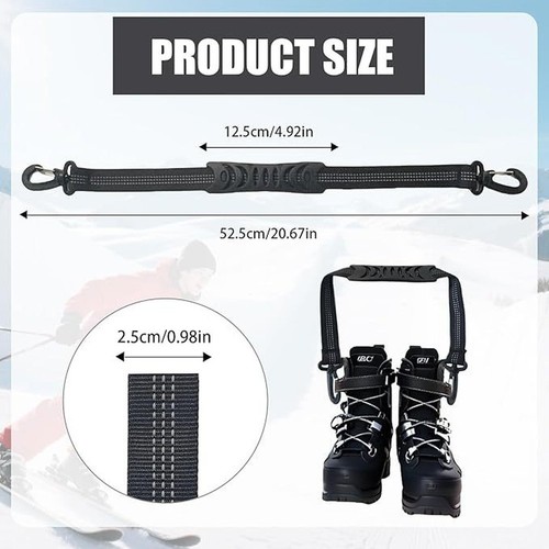 Nylon skischuh tragegurte 2er - tragegurte,