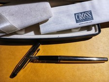 Cross Century Vintage Füllfederhalter/14 Goldfeder in B/10 K Rolled Gold Gehäuse