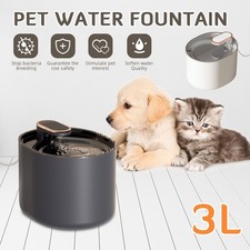 3L Haustier Trinkbrunnen Katzen Hunde Wasserspender Automatisch Ultra Silent NEU