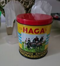 HAGA Blechdose Vintage Sneek Friesland Niederlande Friesen Pferd Alt Selten