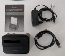 SATA Quickport XT USB 3.0 Sharkoon HDD Docking Station für SATA 2,5" & 3,5"