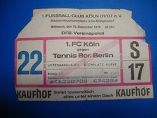 76/77 Ticket 1. FC Köln TB