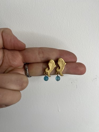 Ohrringe gold fische und - ohrringe,