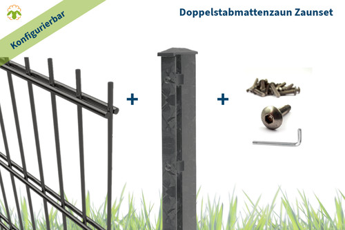 Doppelstabmattenzaun leicht