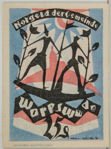 Heinrich vogeler notgeld - heinrich, notgeld/