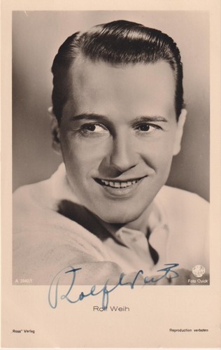 Rolf weih original autogramm - original,