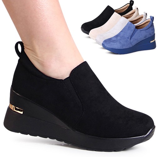 Damen keilabsatz halbschuhe - keilabsatz,