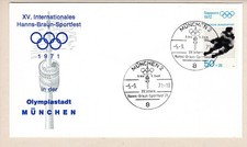 Brief München Hanns-Braun-Sportfest Olympia 1972 ..... p1