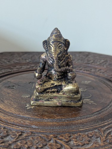 Vintage messingguss ganesha - vintage,