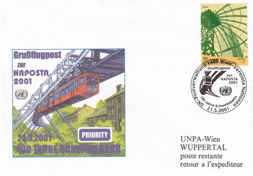Beleg 100 jahre schwebebahn - jahre,