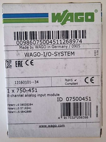 Wago system 8 channel - wago-i/o-system, 8-channel