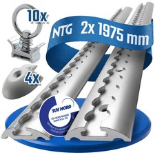 Airlineschiene Zurrschiene 2 x