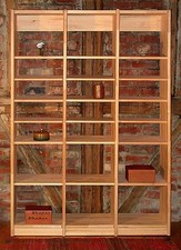 Regal Regalsystem Bücherregal Holz Kiefer massiv natur flexibel & erweiterbar