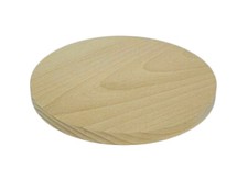 Schneidebrett aus Holz, rund