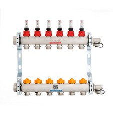 COSMO Balance Edelstahlverteiler 2 Heizkreise mit DMA für Fußbodenheizung CVB2