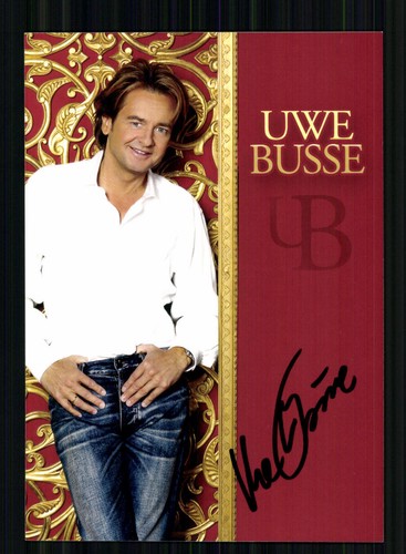 Uwe busse autogrammkarte - busse,