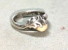 Alter Grandel Ring Silber 835