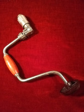 Bohrwinde mit Knarre manuell Kurbelbohrer Holzbohrer Handbohrer Brustleier