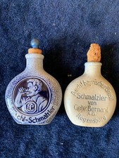2 X Schnupftabakglas Stein Bernard Pöschl Bixl Schmalzler Schnupftabakflasche