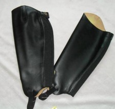 Stiefelschaft Exklusiv STIEFELSCHAFT LEDER CHAPS RINDSLEDER 2. Wahl NEU 