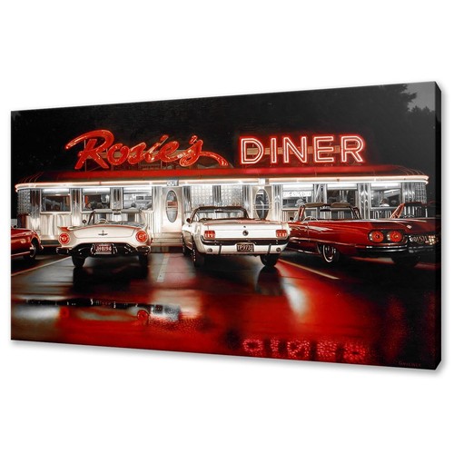 Rosie diner leinwandbild - rosie's,