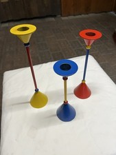 Design Vintage Kerzenhalter Memphis Stil v. Anna Efverlund für Ikea 80/90 Jahre