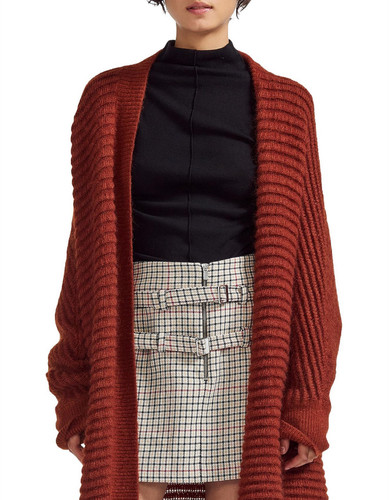 Maje damen strickjacke braun - strickjacke,