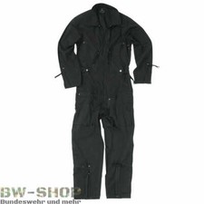 BUNDESWEHR FLIEGERKOMBI SCHWARZ NEU BW PILOTENKOMBI ARBEITSKOMBI OVERALL KOMBI