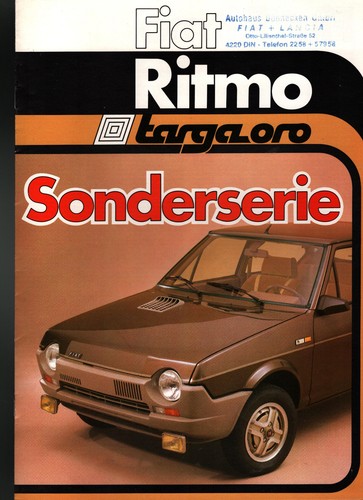 Prospekt fiat ritmo - prospekt,