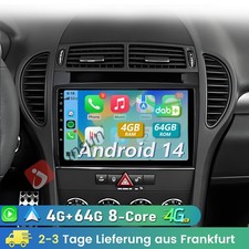 4G+64G DAB+ Android 14 Für Mercedes SLK Class R171 2004-11 Autoradio GPS Navi
