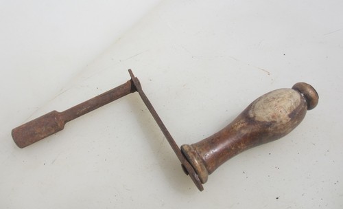 Antiker holzgriff aufwickler - antiker,