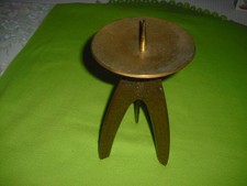 Kerzenständer Leuchter aus Bronze,  Ausstellungsstück, Höhe ca. 21,8 cm, massiv