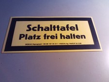 Altes Hinweisschild