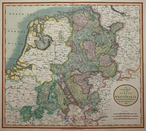 Westfalen new map of the - a,