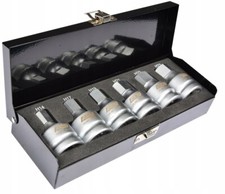 6 tlg. 6 Kant Bit Einsatz Nuss 3/4" Imbus Socket Hex Stahl Cr-Mo Werkzeug